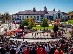 Amphitheater image form Homecoming 2022 with performers on stage.